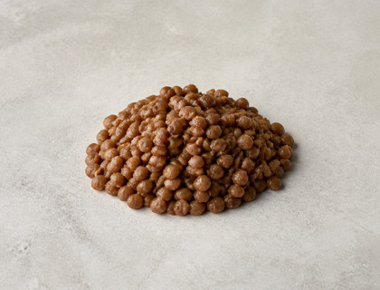 Cooked brown lentils