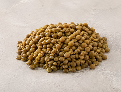 Cooked Green Lentils
