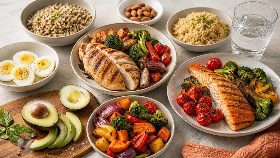 7-Day Upper and Lower Split: Train 3 Times a Week: Progression Cycle 8 nutrition guidance