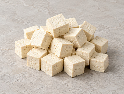 Extra-firm Tofu, pressed and cubed