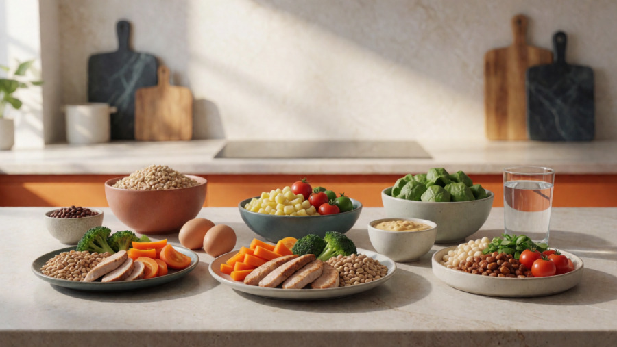4-Week Core and Posture Reset Program nutrition guidance