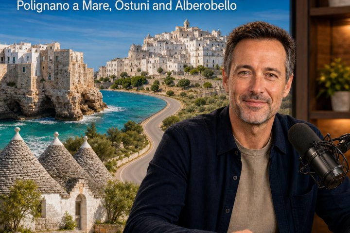 Podcast - Puglia Road Trip: Polignano a Mare, Ostuni and Alberobello