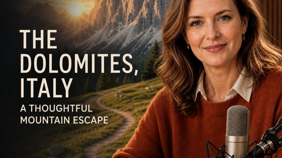 Podcast - The Dolomites, Italy: A Thoughtful Mountain Escape
