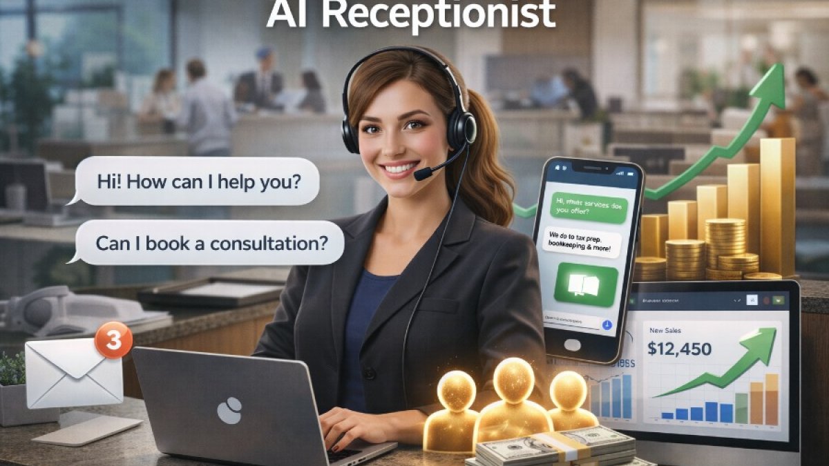 LeadFrontDesk - 24/7 AI receptionist for business websites