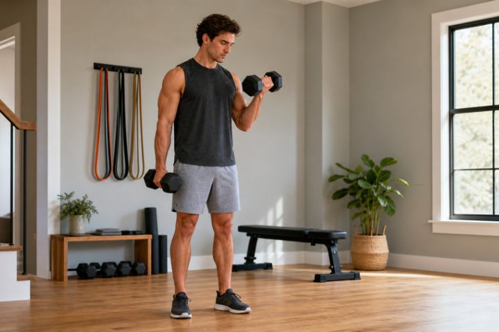 4-Week Bigger Arms Program: Biceps and Triceps Focus: Progression Cycle 7