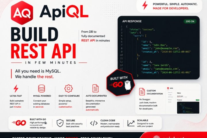 ApiQL: Build a REST API from MySQL in Minutes